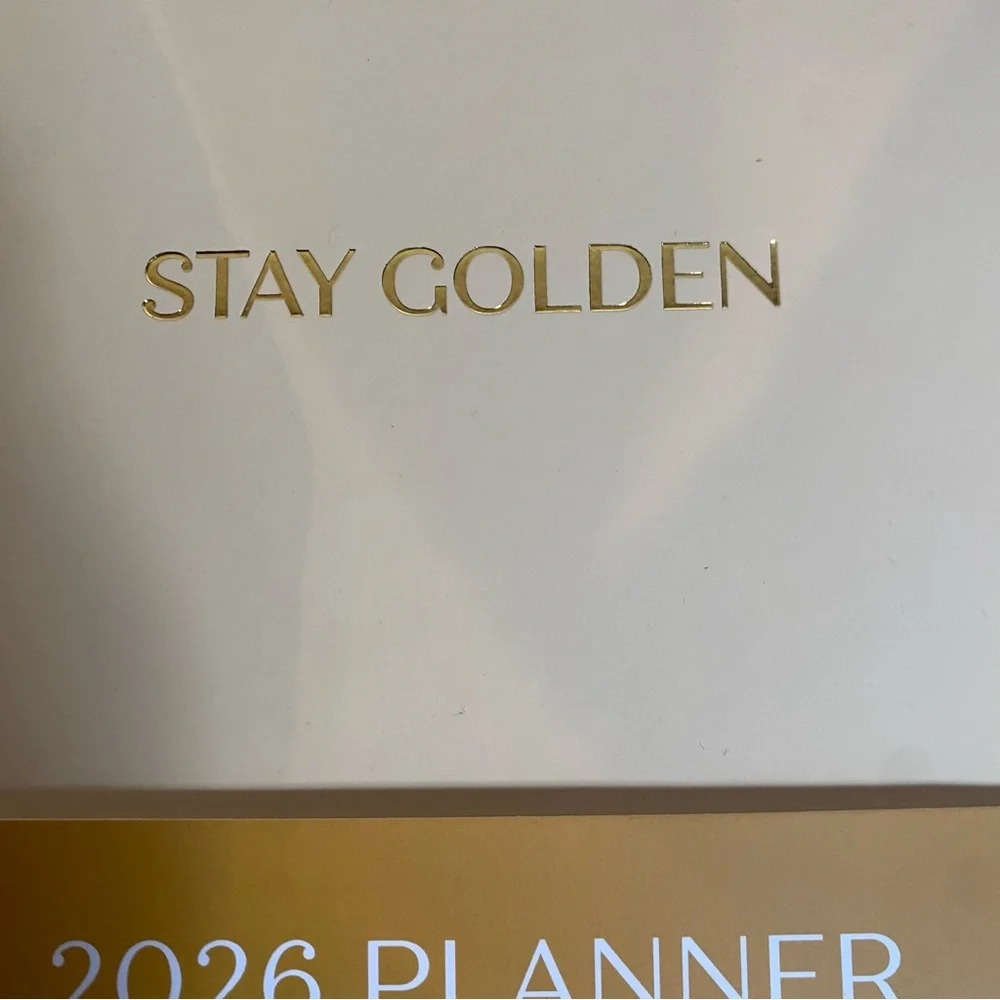 Pen & Papel 2026 Limited Edition Stay Golden Planner